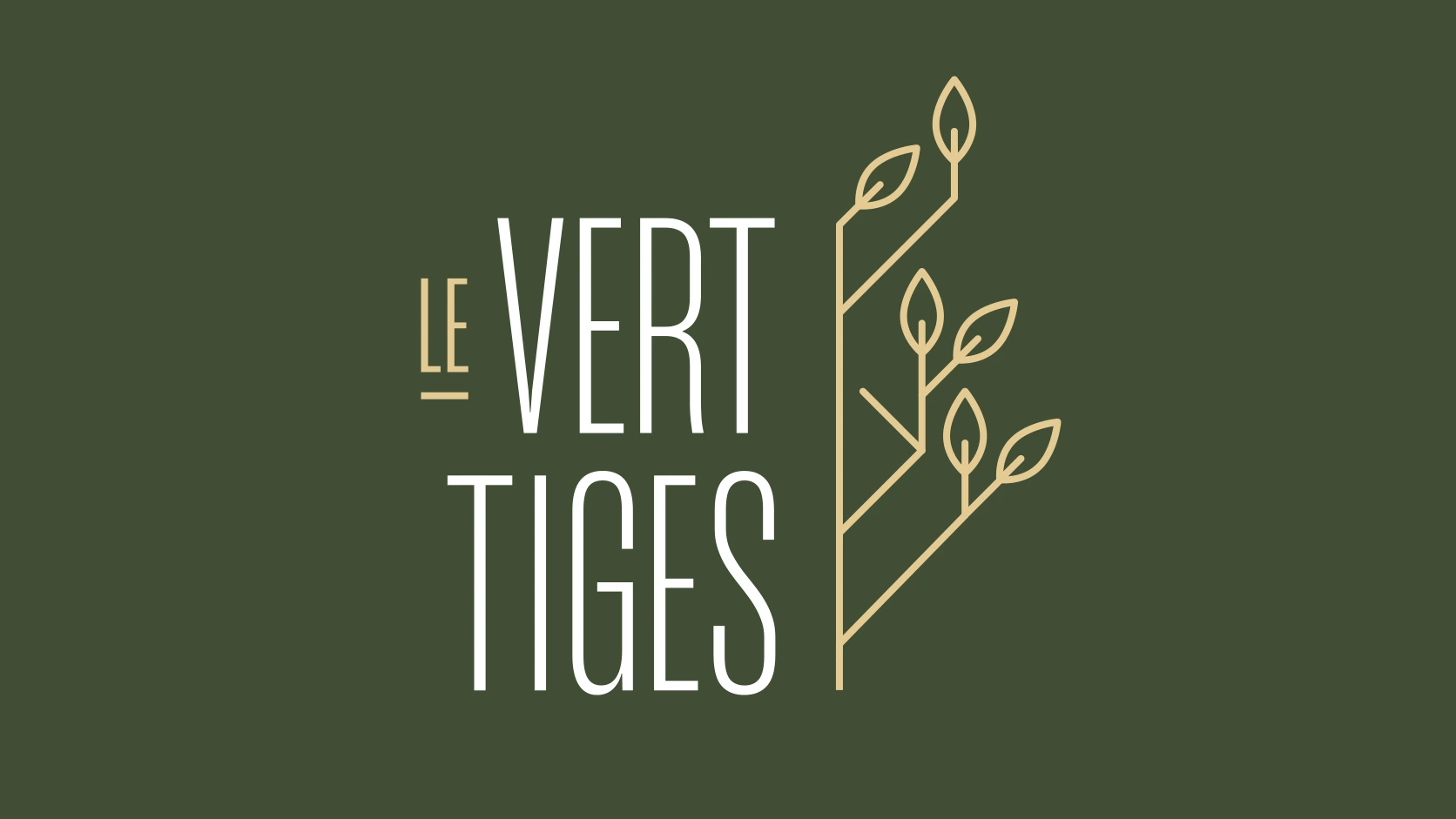 Le Vert Tiges — logo du projet